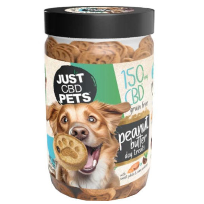Picture of JUST CBD PETS DOG TREATS 150MG 4OZ - PEANUT BUTTER