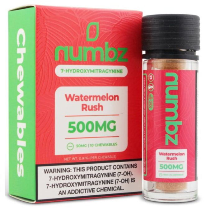 Picture of HYDROX - NUMBZ TAB 50MG 10CT - WATERMELON RUSH