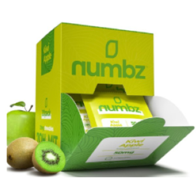 Picture of HYDROX - NUMBZ TAB 50MG 2CT/PACK 20CT/BOX - KIWI APPLE