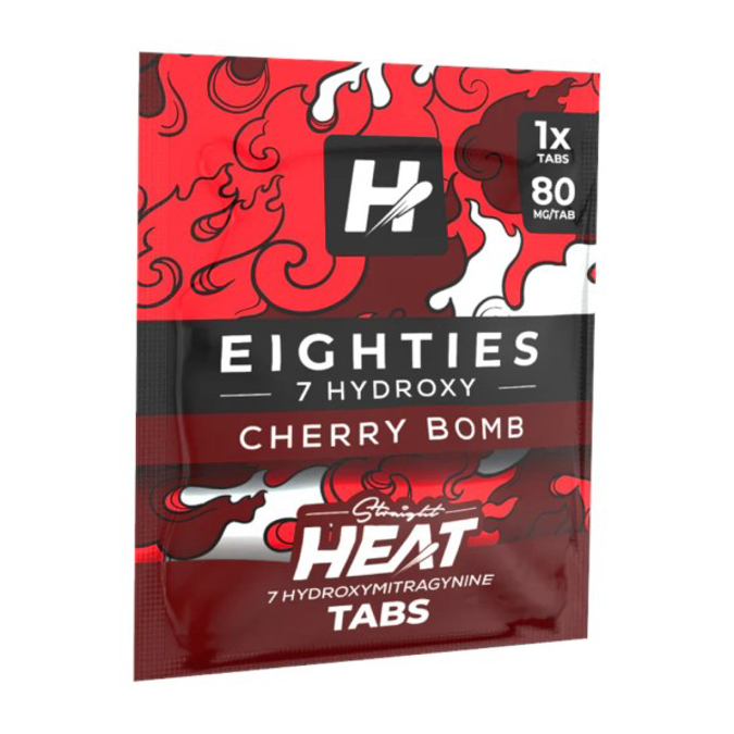 Picture of HYDROX - HEAT EIGHTIES TAB 80MG 1CT/PACK 25PACK - CHERRY BOMB