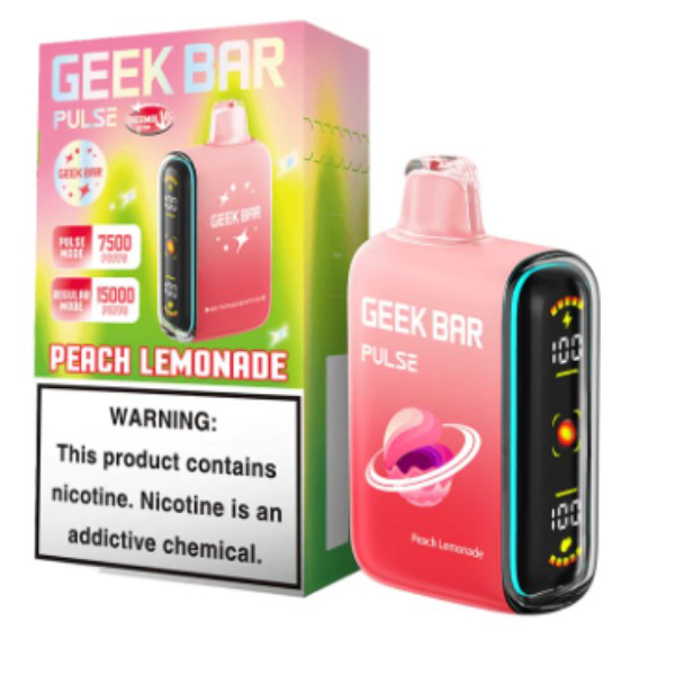 Picture of Geekbar Disposable 15 000 Puffs 5ct/bx - PEACH LEMONADE