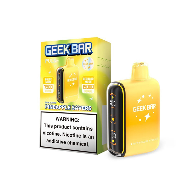 Picture of Geekbar Disposable 15 000 Puffs 5ct/bx - PINEAPPLE SAVERS