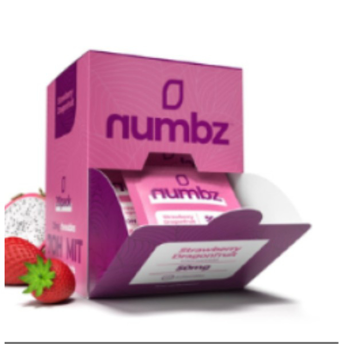 Picture of HYDROX - NUMBZ TAB 50MG 2CT/PACK 20CT/BOX - STRAWBERRY DRAGONFRUIT