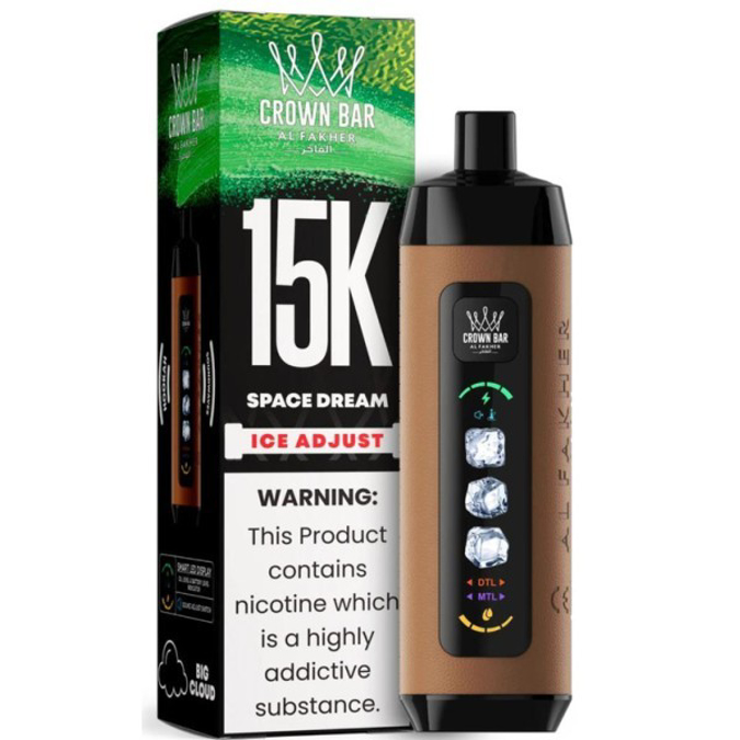 Picture of CROWN BAR DISPOSABLE 15K PUFFS 5CT - SPACE DREAM