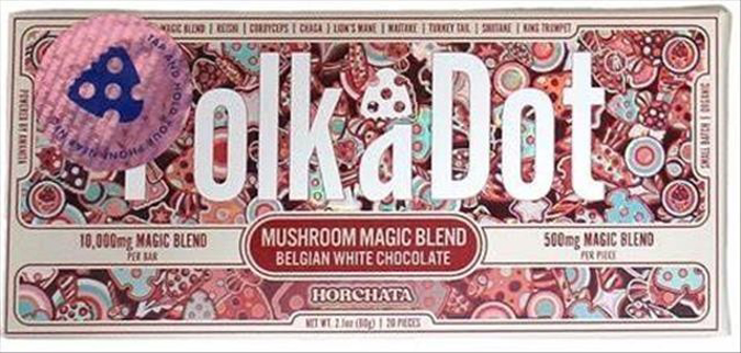 Picture of POLKADOT MAGIC MUSHROOM CHOCOLATE 60GM 1CT - HORCHATA