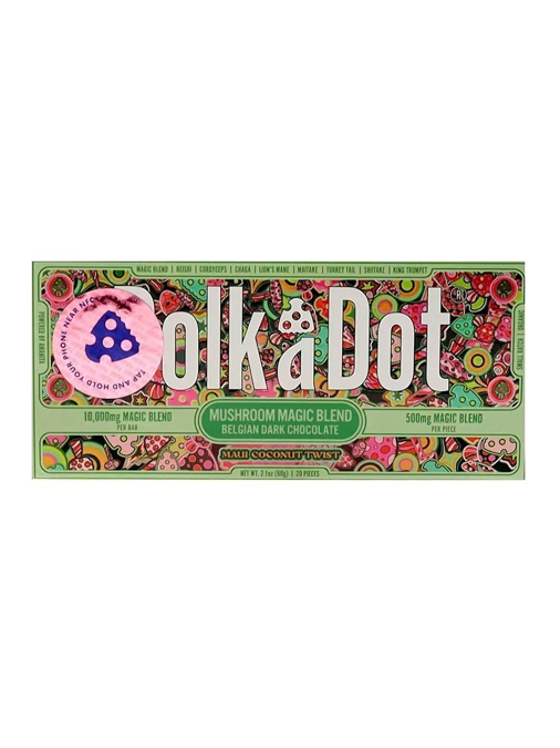 Picture of POLKADOT MAGIC MUSHROOM CHOCOLATE 120GM 1CT - MAUI COCONUT TWIST