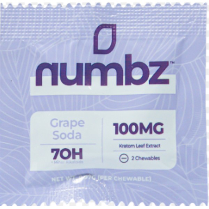Picture of HYDROX - NUMBZ TAB 50MG 2CT/PACK 20CT/BOX - GRAPE