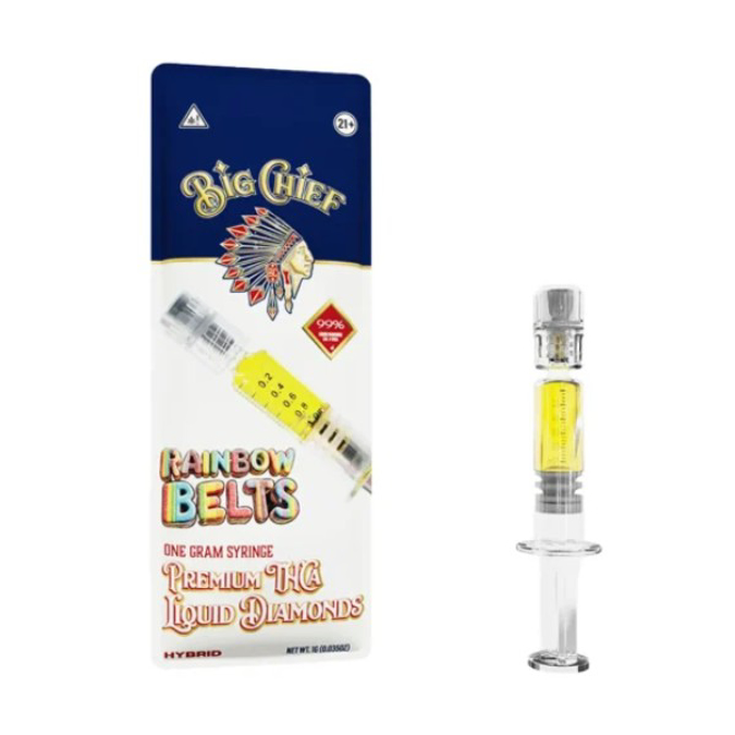 Picture of BIG CHIEF SYRINGE 1GM 1ML - RAINBOW BELTS