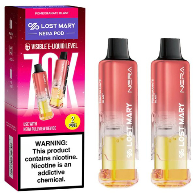 Picture of LOST MARY NERA 2PODS 70K PUFF 5CT/BOX - POMEGRANATE BLAST