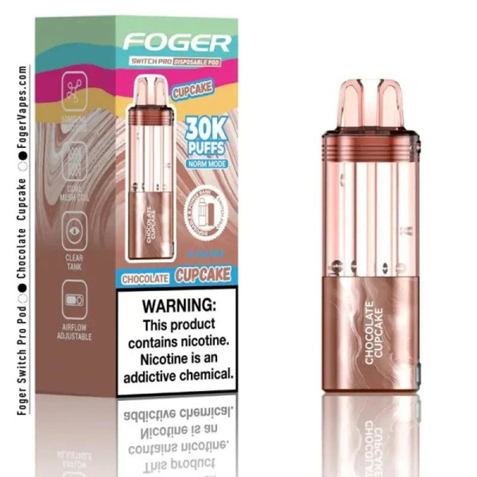Picture of Foger Disposible Pod Switch Pro 30 000 Puffs 5ct/bx - CHOCOLATE CUPCAKE