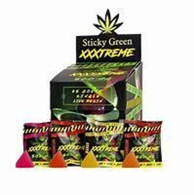 Picture of STICKY GREEN XXXTREME GUMMY 800MG 10CT - PASSION FRUIT