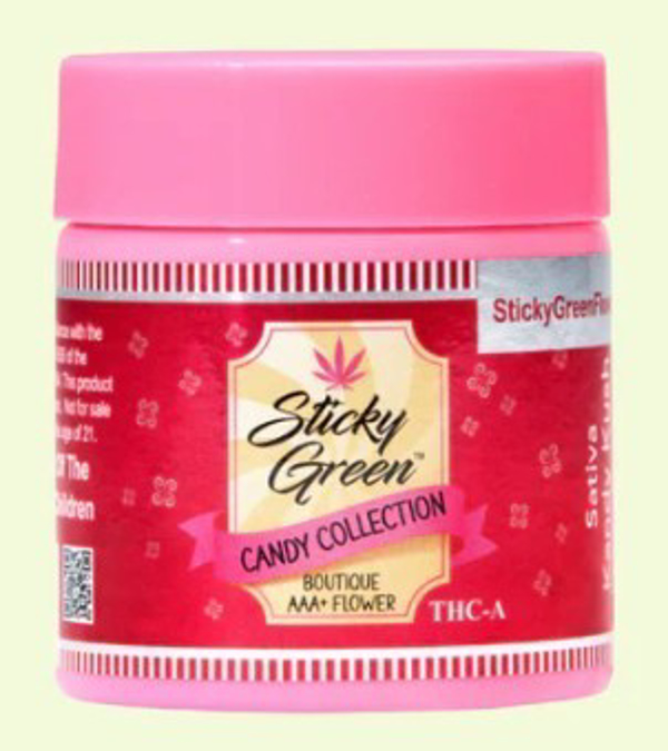 Picture of STICKY GREEN CANDY COLLECTION FLOWERS 3.5GM 1CT - SATIVA