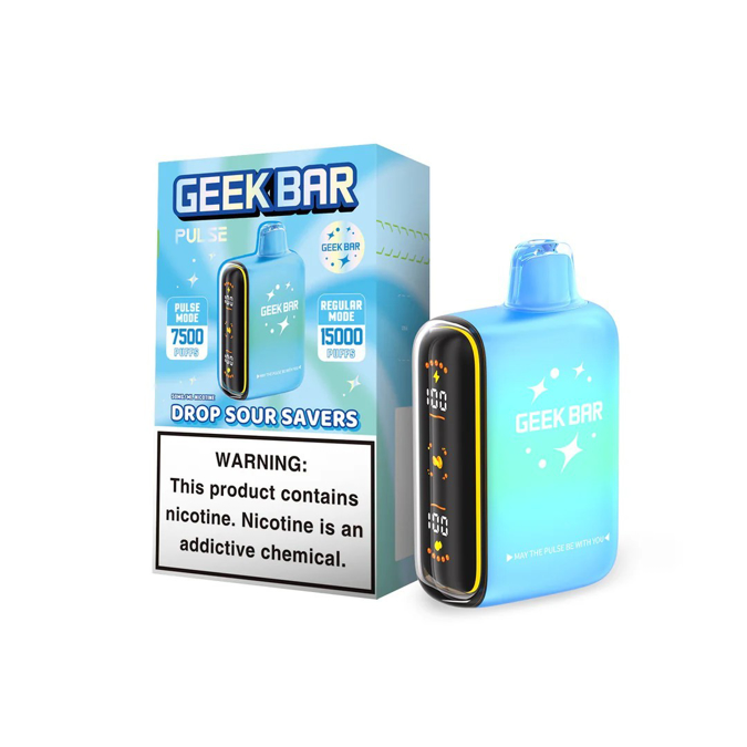 Picture of Geekbar Disposable 15 000 Puffs 5ct/bx - DROP SOUR SAVERS