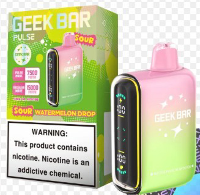 Picture of Geekbar Disposable 15 000 Puffs 5ct/bx - Sour Watermelon Drop