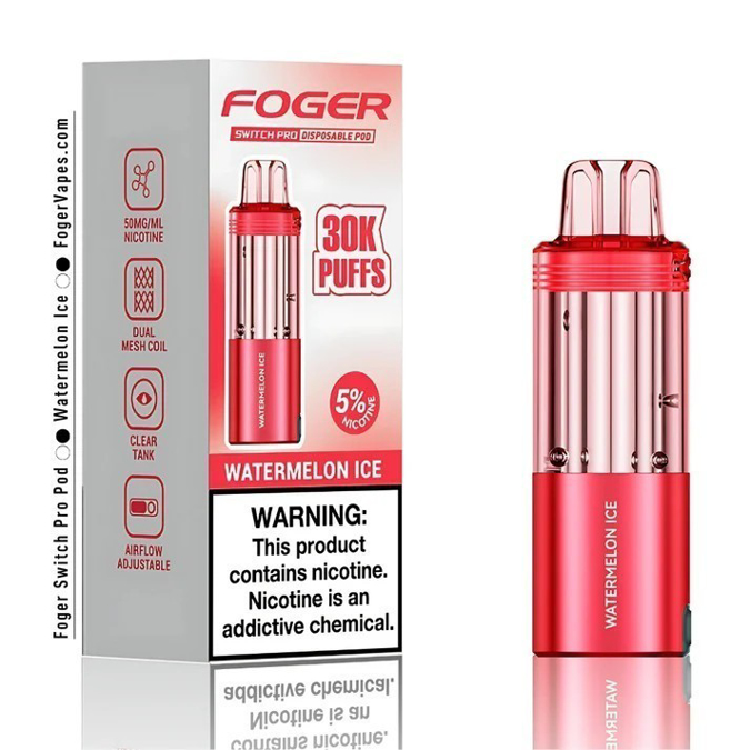 Picture of Foger Disposible Pod Switch Pro 30 000 Puffs 5ct/bx - Watermelon Ice