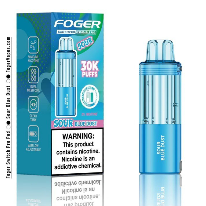 Picture of Foger Disposible Pod Switch Pro 30 000 Puffs 5ct/bx - Sour Blue Dust