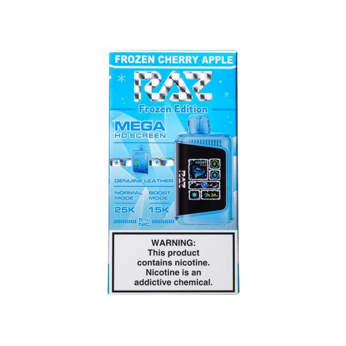 Picture of Raz Disposable 25 000Puffs 5ct/Box - Frozen Cherry Apple