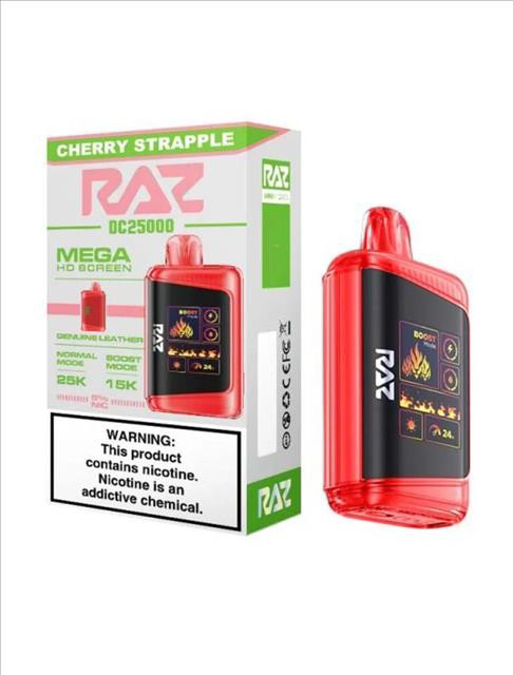 Picture of Raz Disposable 25 000Puffs 5ct/Box - Cherry Strapple