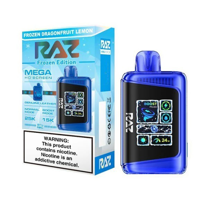 Picture of Raz Disposable 25 000Puffs 5ct/Box - Frozen Dragonfruit Lemon