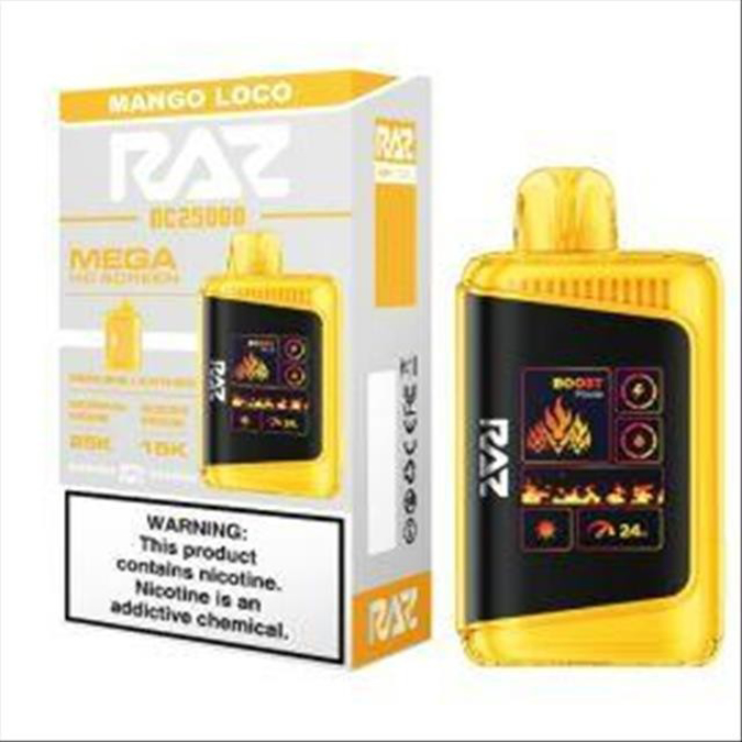 Picture of Raz Disposable 25 000Puffs 5ct/Box - Mango Loco