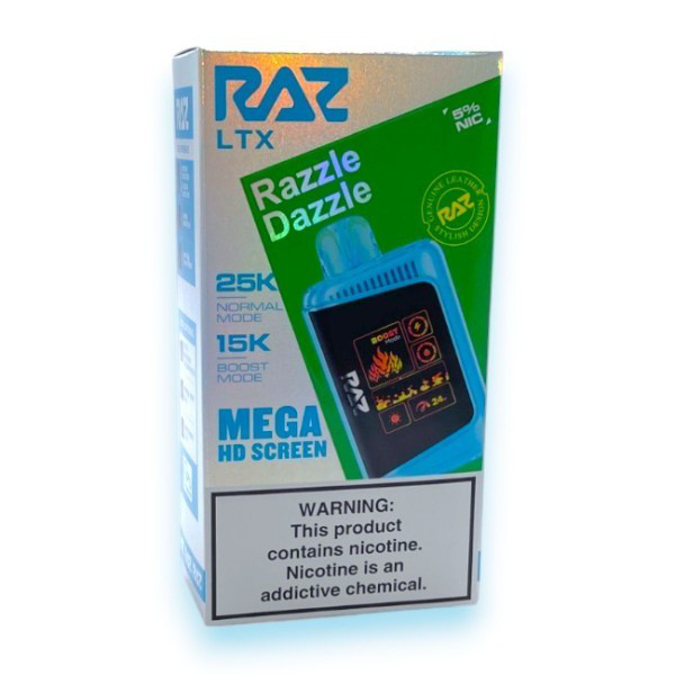 Picture of Raz Disposable 25 000Puffs 5ct/box - Razzle Dazzle