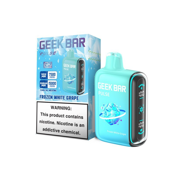 Picture of Geekbar Disposable 15 000 Puffs 5ct/bx - Frozen white Grape