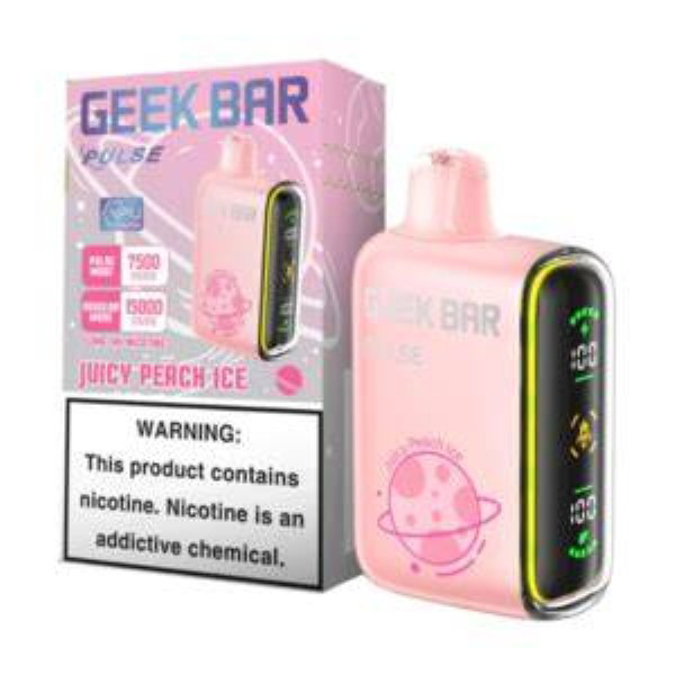 Picture of Geekbar Disposable 15 000 Puffs 5ct/bx - Juicy Peach Ice