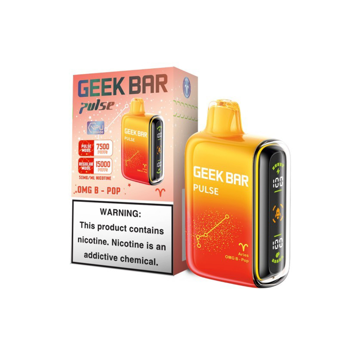 Picture of Geekbar Disposable 15 000 Puffs 5ct/bx - Omg b-pop