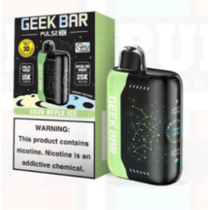 Picture of Geekbar Disposable 25 000  zero nic Puffs 5ct/bx - Sour Apple ice