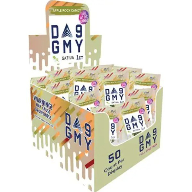 Picture of GMY D9 GUMMIES 27MG 25CT/BOX - APPLE ROCK CANDY