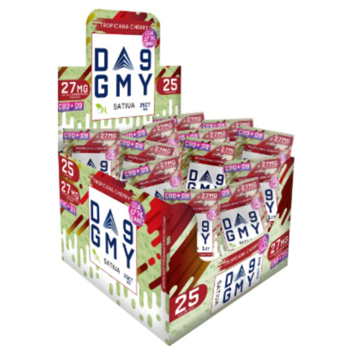 Picture of GMY D9 GUMMIES 27MG 25CT/BOX - TROPICANA CHERRY