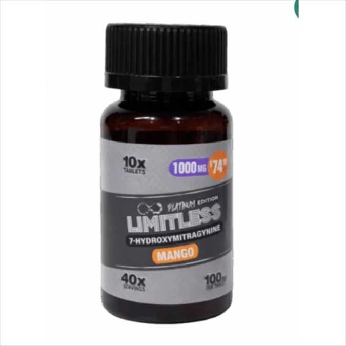 Picture of HYDROX - LIMITLESS TAB 100MG 10CT/JAR - MANGO