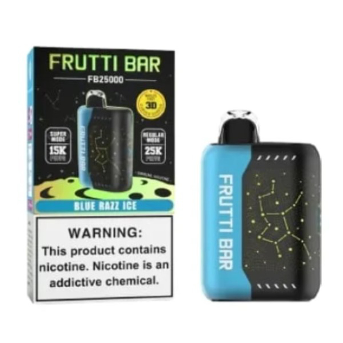 Picture of Frutti Bar Disposable 25k Puffs 5ct/Bx - Blue Razz Ice