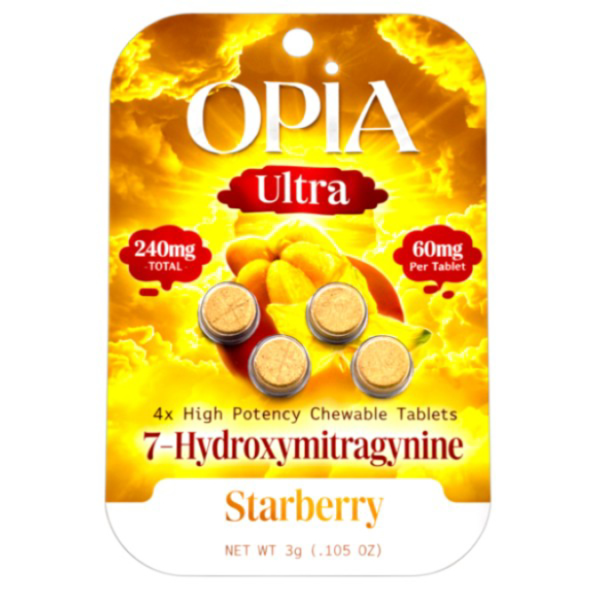 Picture of HYDROX - OPIA ULTRA TAB 60MG 4CT - STARBERRY