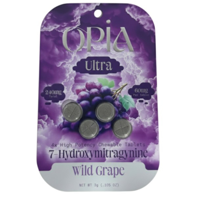 Picture of HYDROX - OPIA ULTRA TAB 60MG 4CT - WILD GRAPE
