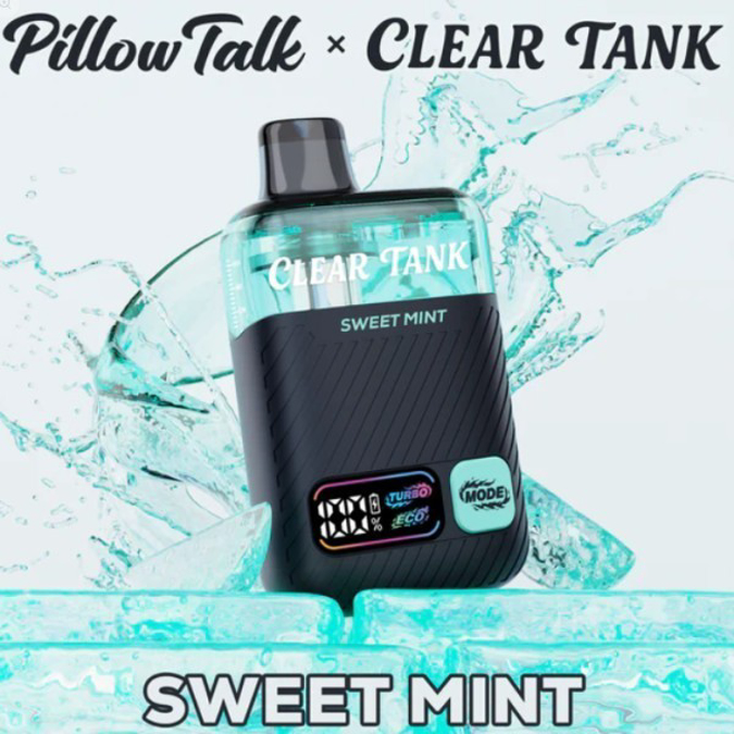 Picture of PILLOW TALK X CLEAR TANK DISPOSABLE 60K PUFF 5CT - BLUE RAZZ ICE