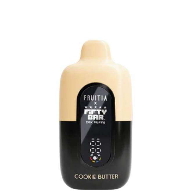 Picture of FIFTY BAR DISPOSABLE 20KPUFFS 5CT/BX - COOKIE BUTTER