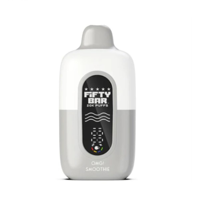 Picture of FIFTY BAR DISPOSABLE 20KPUFFS 5CT/BX - OMG SMOOTHIE