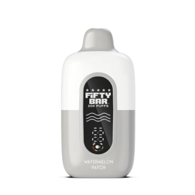 Picture of FIFTY BAR DISPOSABLE 20KPUFFS 5CT/BX - WATERMELON PATCH