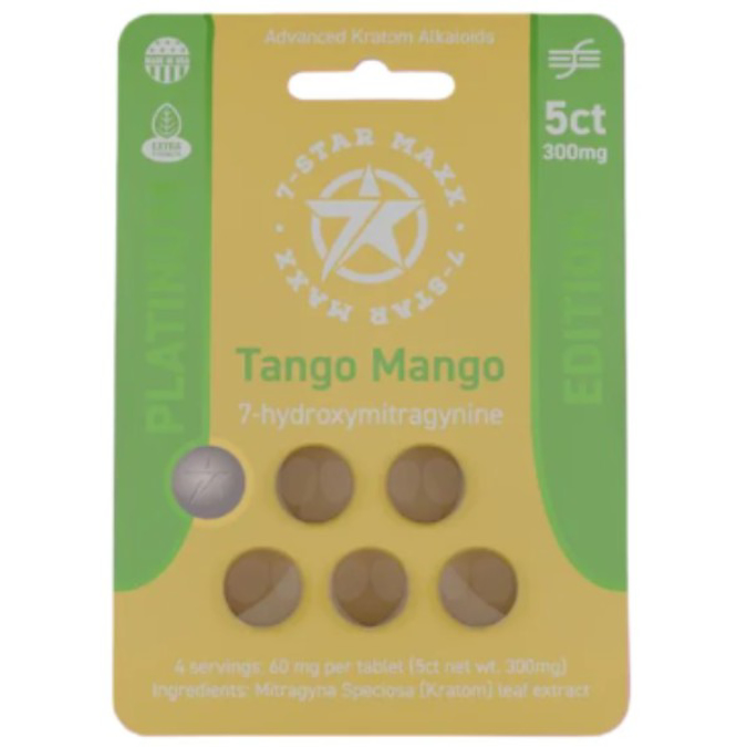 Picture of HYDROX - 7STAR MAXX TAB 60MG 5CT- TANGO MANGO