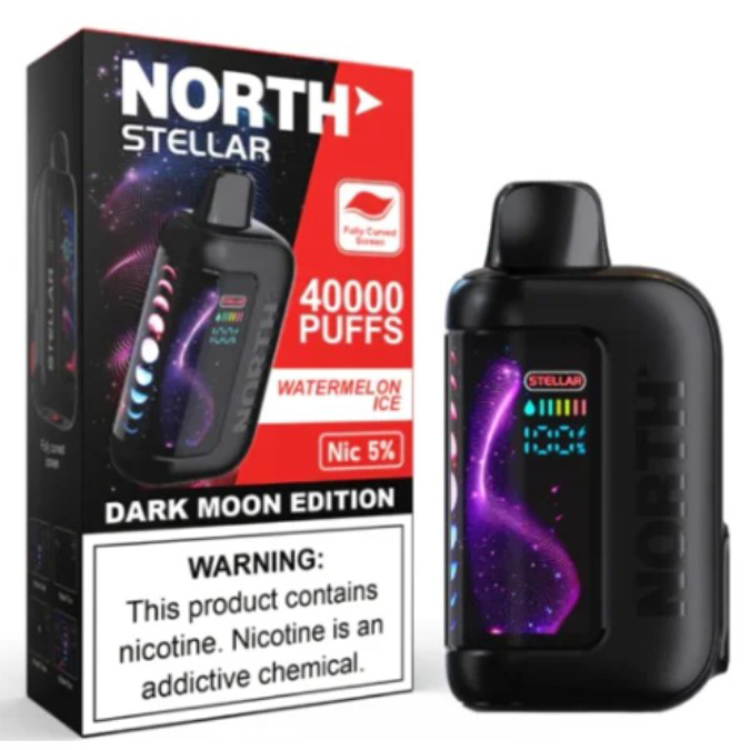 Picture of NORTH STELLAR DARK MOON EDITION DISPOSABLE 40K PUFF 5CT/BOX - WATERMELON ICE