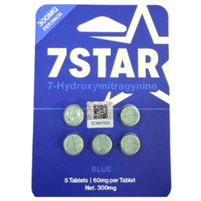 Picture of HYDROX - 7STAR TAB 60MG 5CT - BLUE