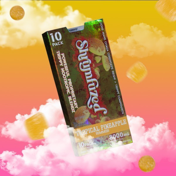 Picture of SHRUMFUZED GUMMIES 1000MG 10CT - TROPICAL PINEAPPLE