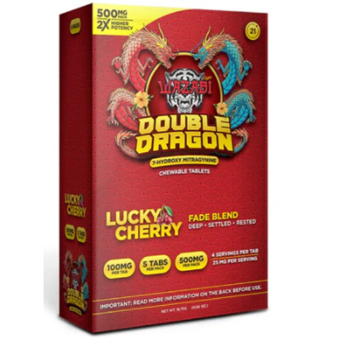 Picture of HYDROX - WAZABI DOUBLE DRAGON TAB 100MG 5CT - LUCKY CHERRY
