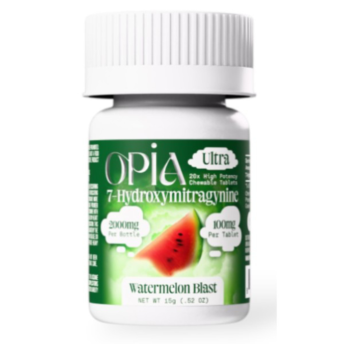 Picture of HYDROX - OPIA ULTRA TAB 100MG 20CT/JAR - WATERMELON BLAST