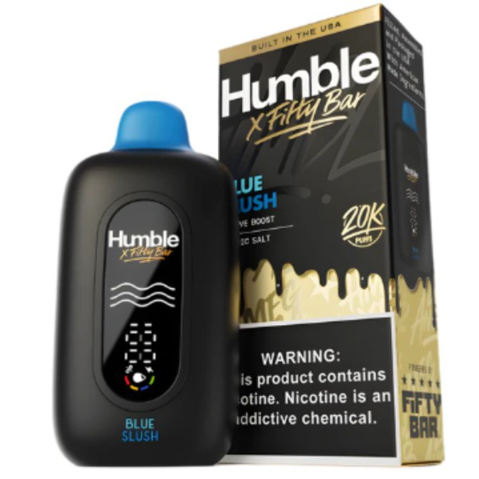 Picture of HUMBLE X FIFTY BAR DISPOSABLE 20K PUFF 5CT/BOX - BLUE SLUSH