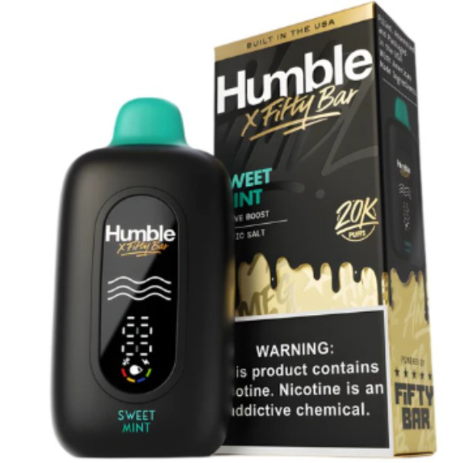 Picture of HUMBLE X FIFTY BAR DISPOSABLE 20K PUFF 5CT/BOX - SWEET MINT