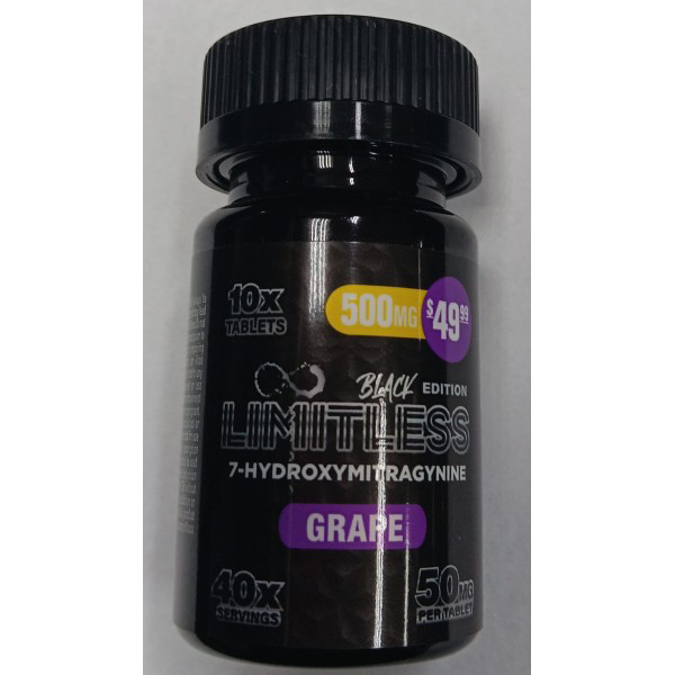Picture of HYDROXY - LIMITLESS TAB 50MG 10CT - GRAPE