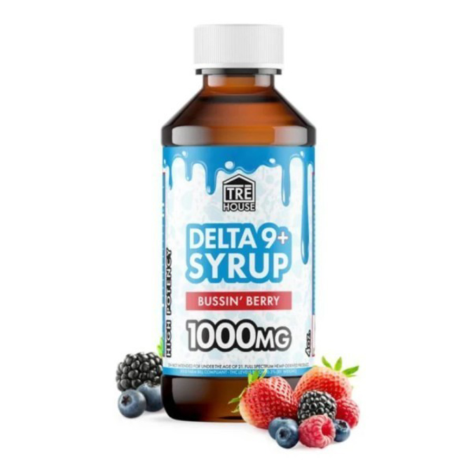 Picture of TRE HOUSE HHC SYRUP 1000MG 1CT - BUSSIN BERRY