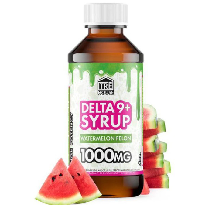 Picture of TRE HOUSE HHC SYRUP 1000MG 1CT - WATERMELON FELON